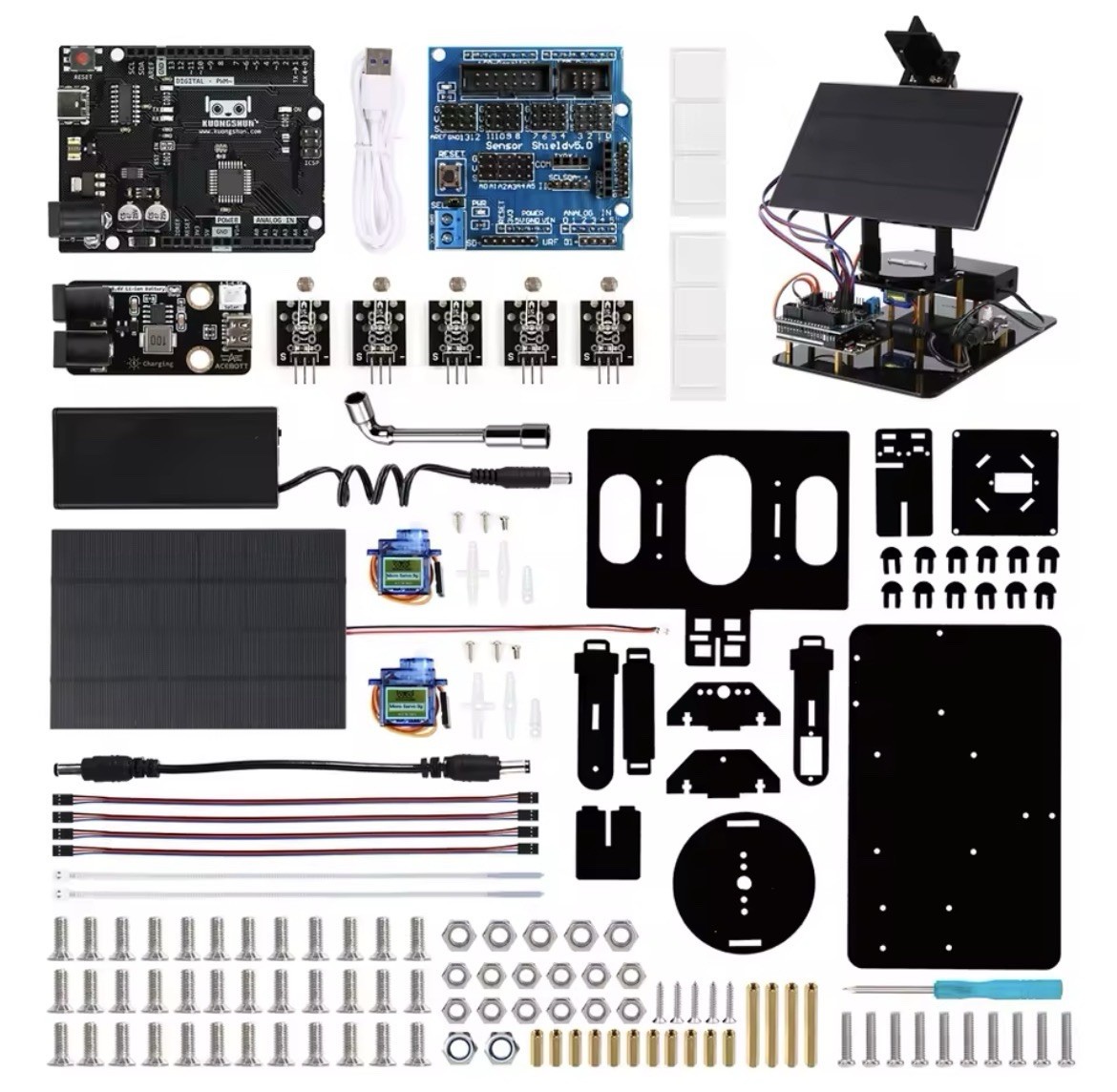 Smart Solar Tracker System Kit