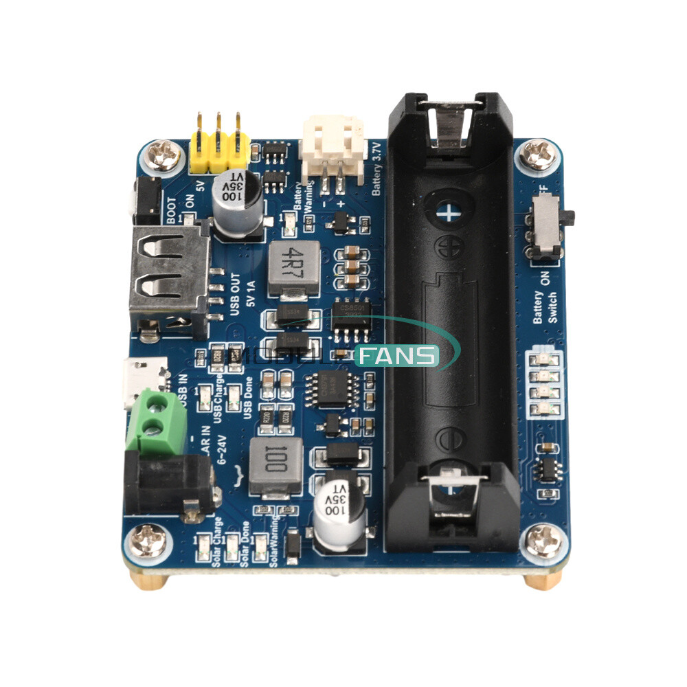 Power Manager Module for 6V~24V Solar Panel Support MPPT USB Battery Charging