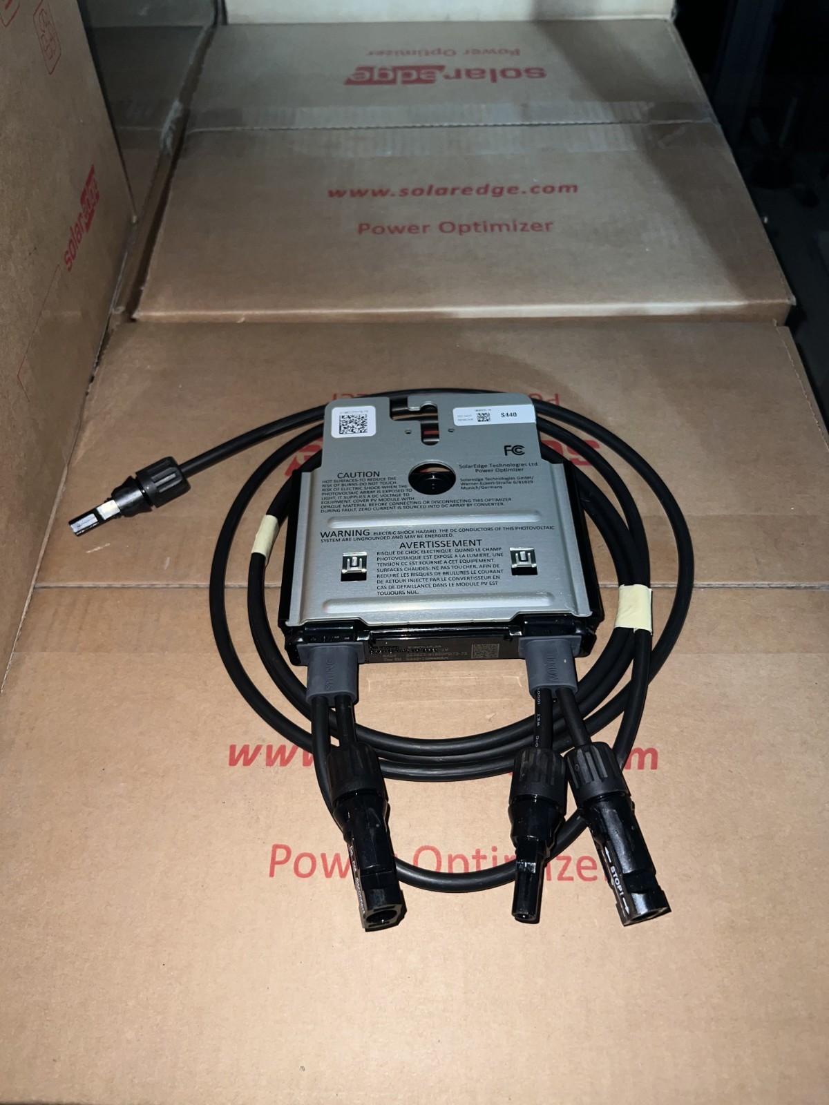 LOT 60x S440-1GM4MRM Solar Edge Power Optimzier 440W Maximizer – SEALED NEW