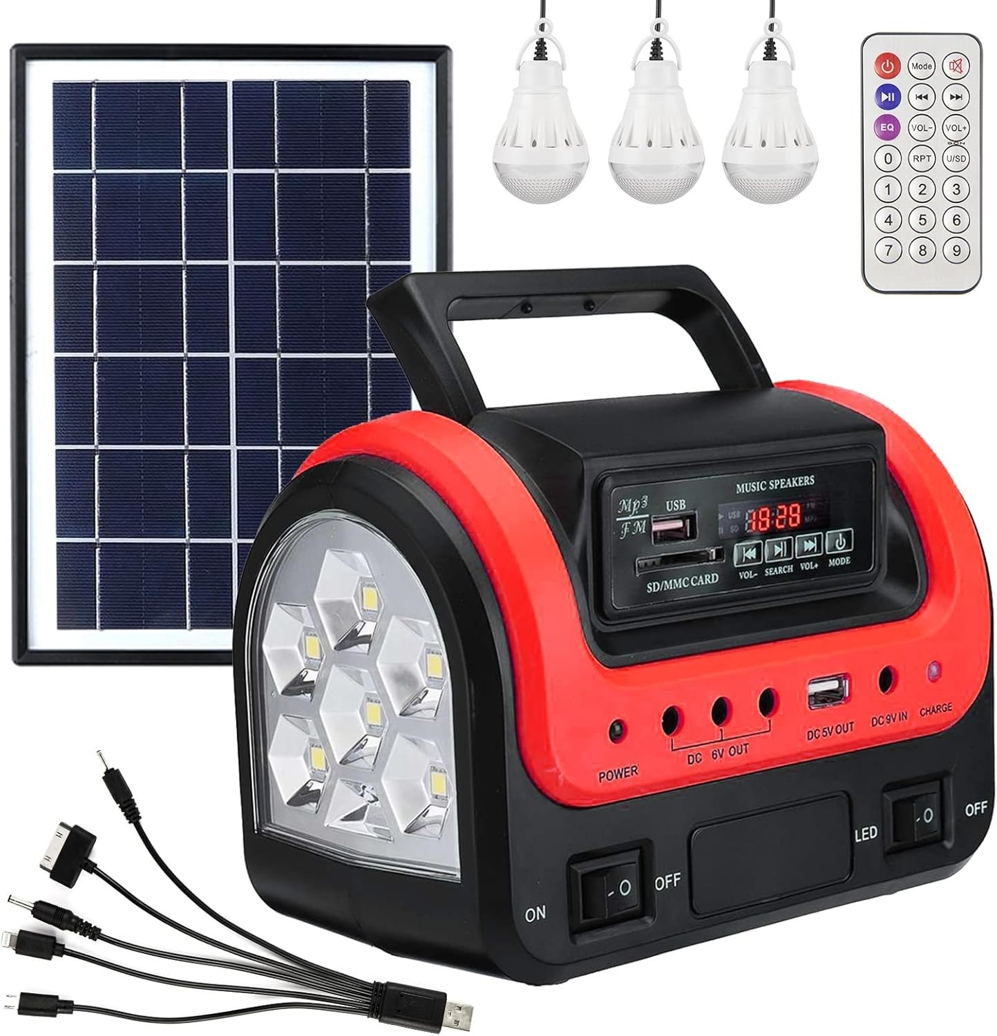 Multi-Device Charging Solar Power Station – Safe & Quiet for Camping Essentials