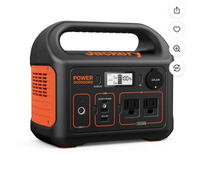 Jackery Explorer 290 Portable Outdoor Power Station