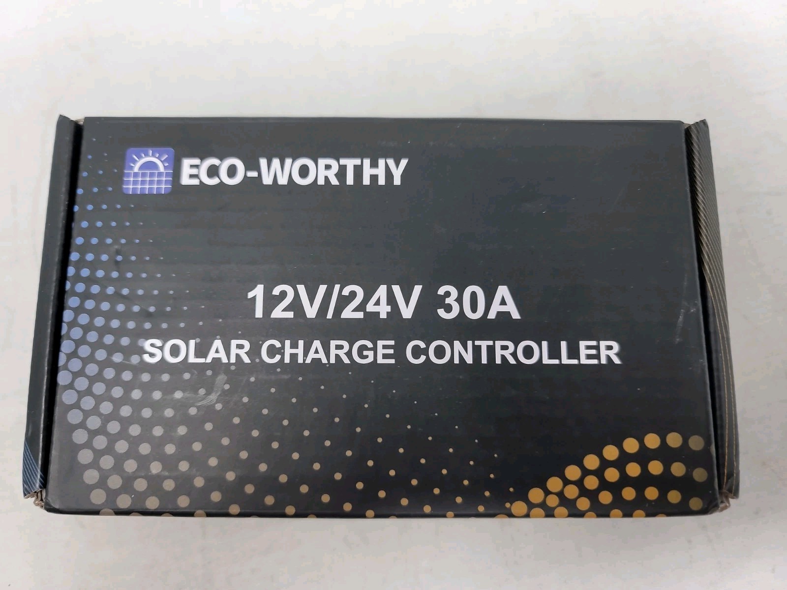 Eco-Worthy 12V/24V Solar Charge Controller #EW1907-30A.Brand New in Box.FREESHIP