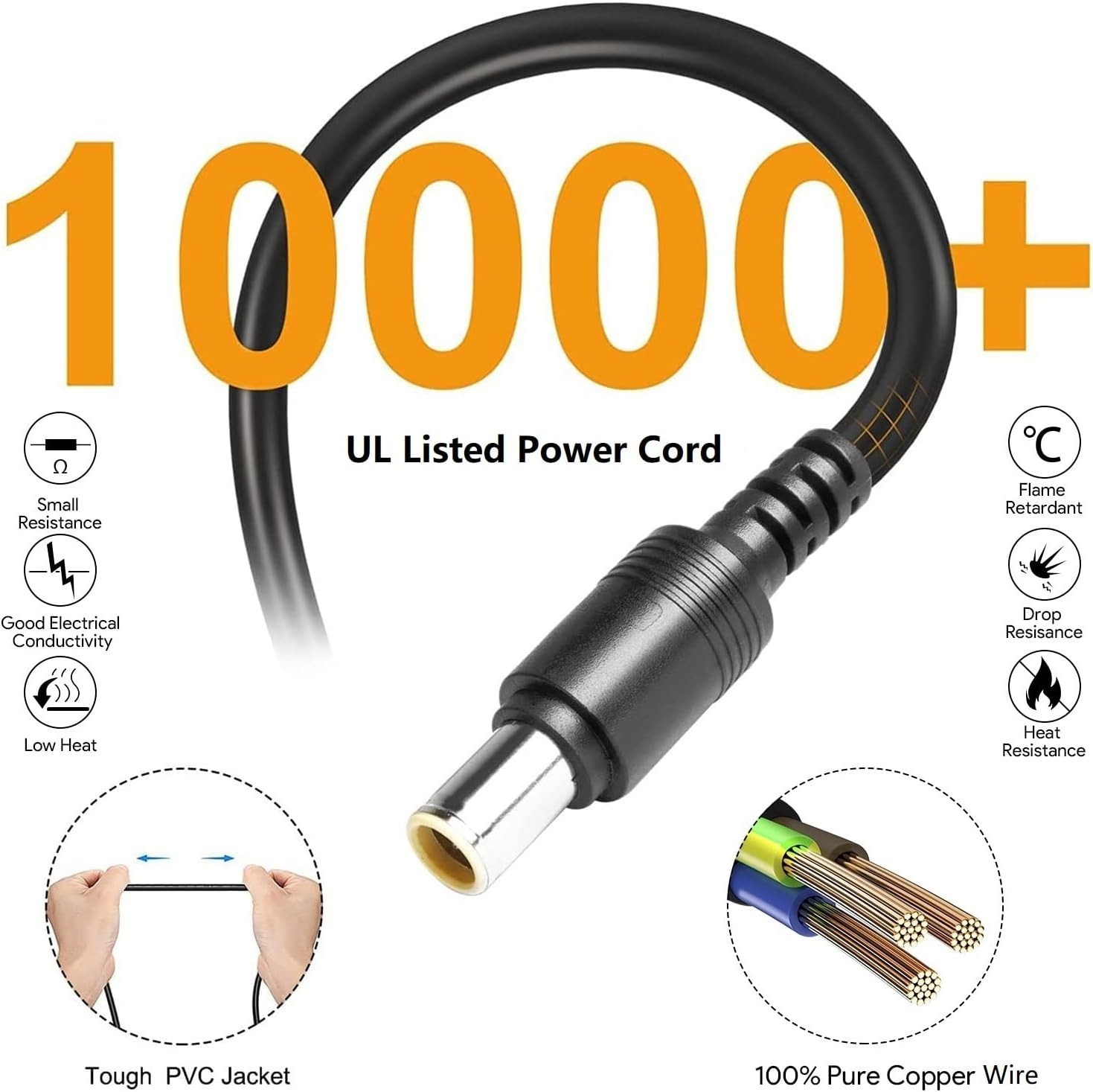 for Jackery 160/240/290 Charger,65W AC Adapter for Jackery Explorer 160/240/2…