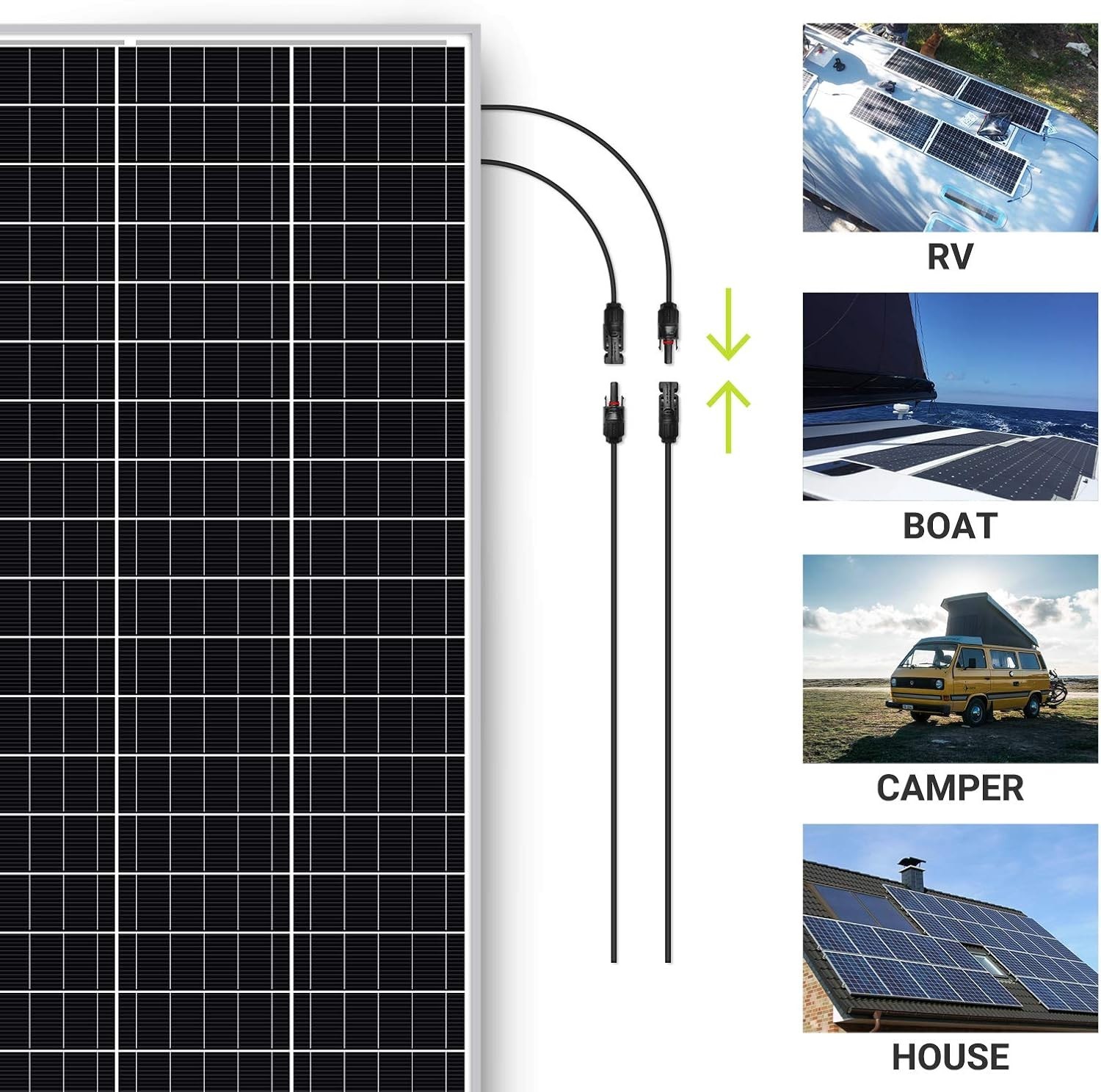 High-Quality 6FT 10AWG Solar Extension Cable with Tinned Copper Conductors