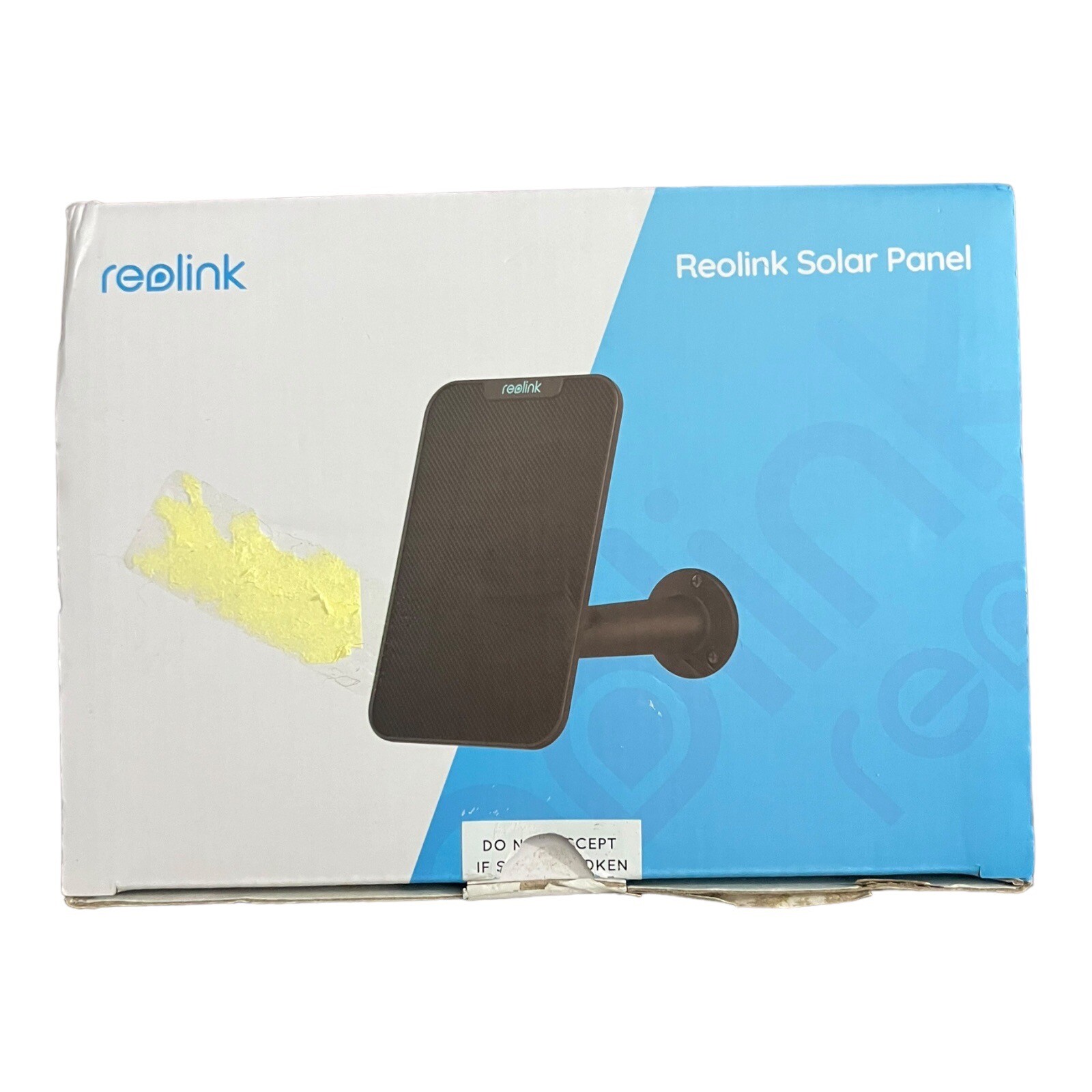 Reolink Waterproof Solar Panel for Security Cameras – Continuous Power Open Box