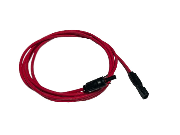 10 AWG Black or Red wires PC Solar Panel wire with 2 PV Connectors UL listed