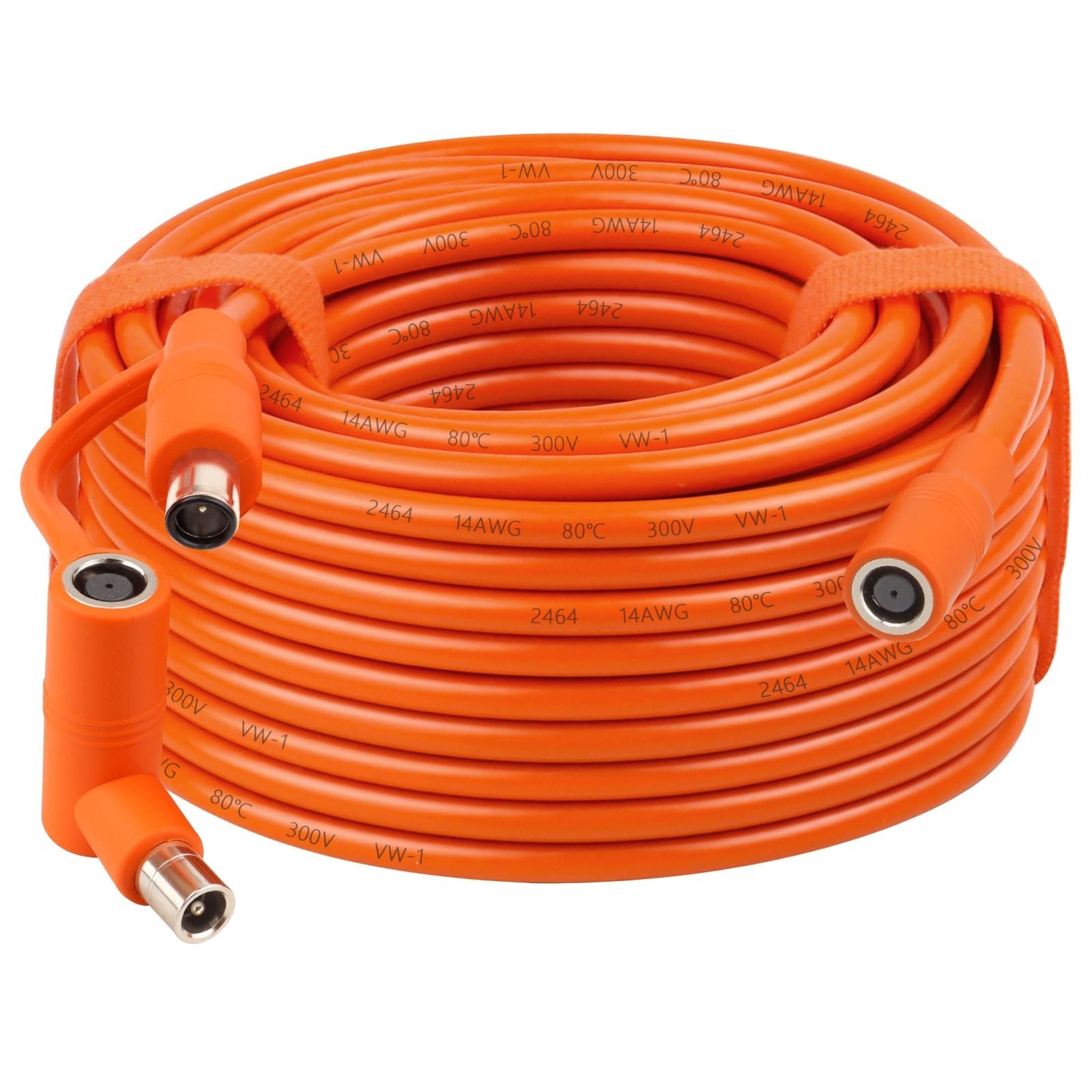 14AWG 50FT Solar Panel Extension Cable, DC7909 Female to Male, DC8020 Adapter, C