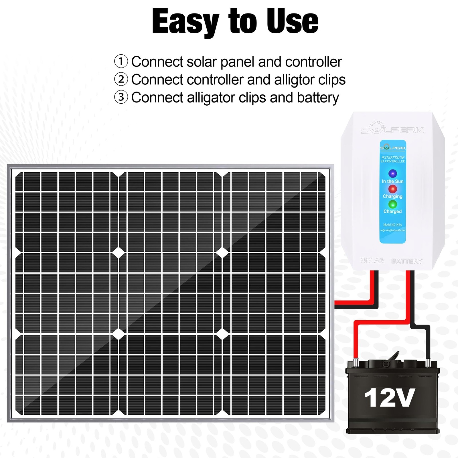 SOLPERK Solar Panel 50W 12V?Solar Panel Charger + Upgrade MPPT Intelligent …