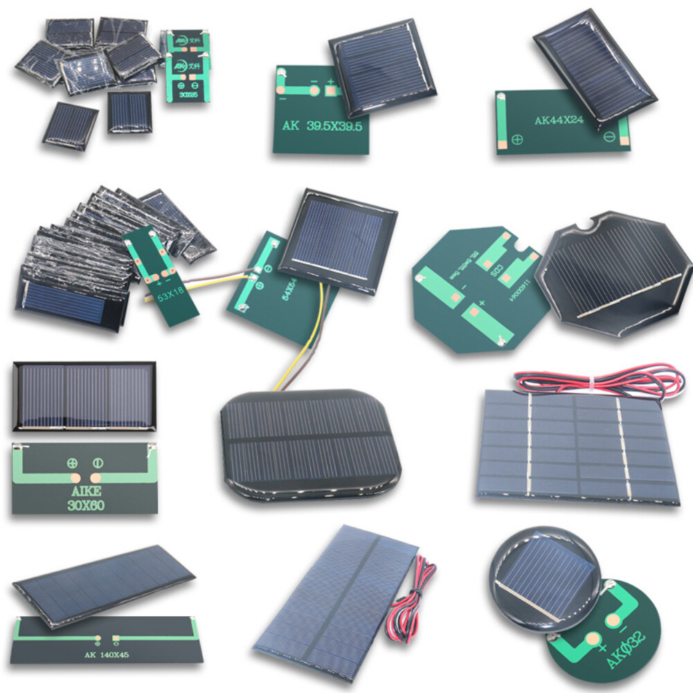0.5/1/1.5/2-10V Solar Cell Production DIY Solar Panel for Phone Charger Outdoor