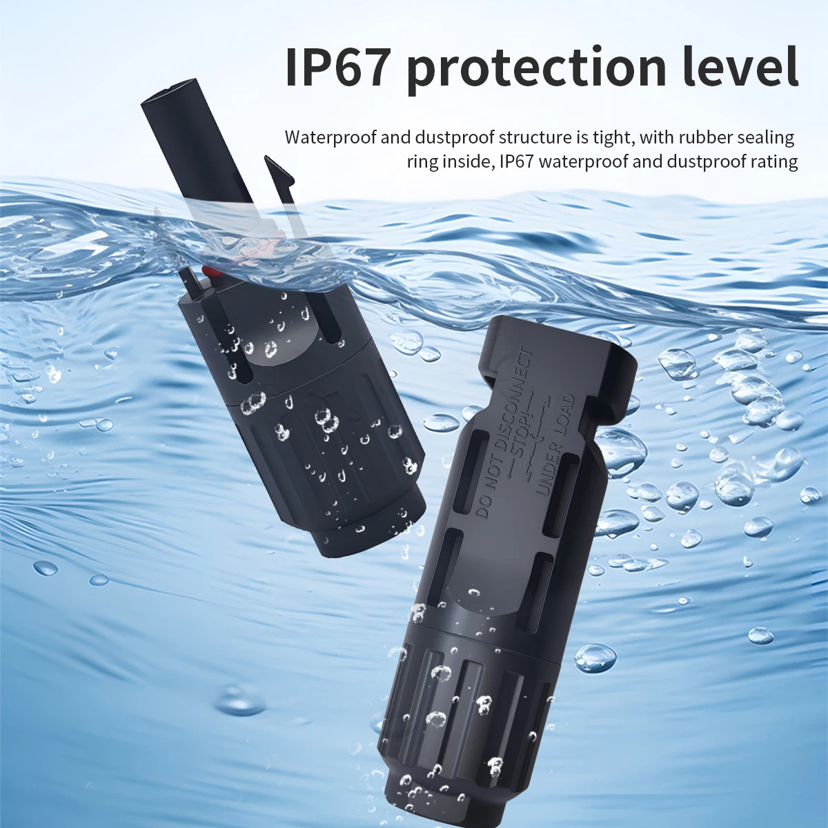 2 Sets of PV Solar Connectors 1000V 1500V 32A 45A Panel Branch PV Photovoltaic W