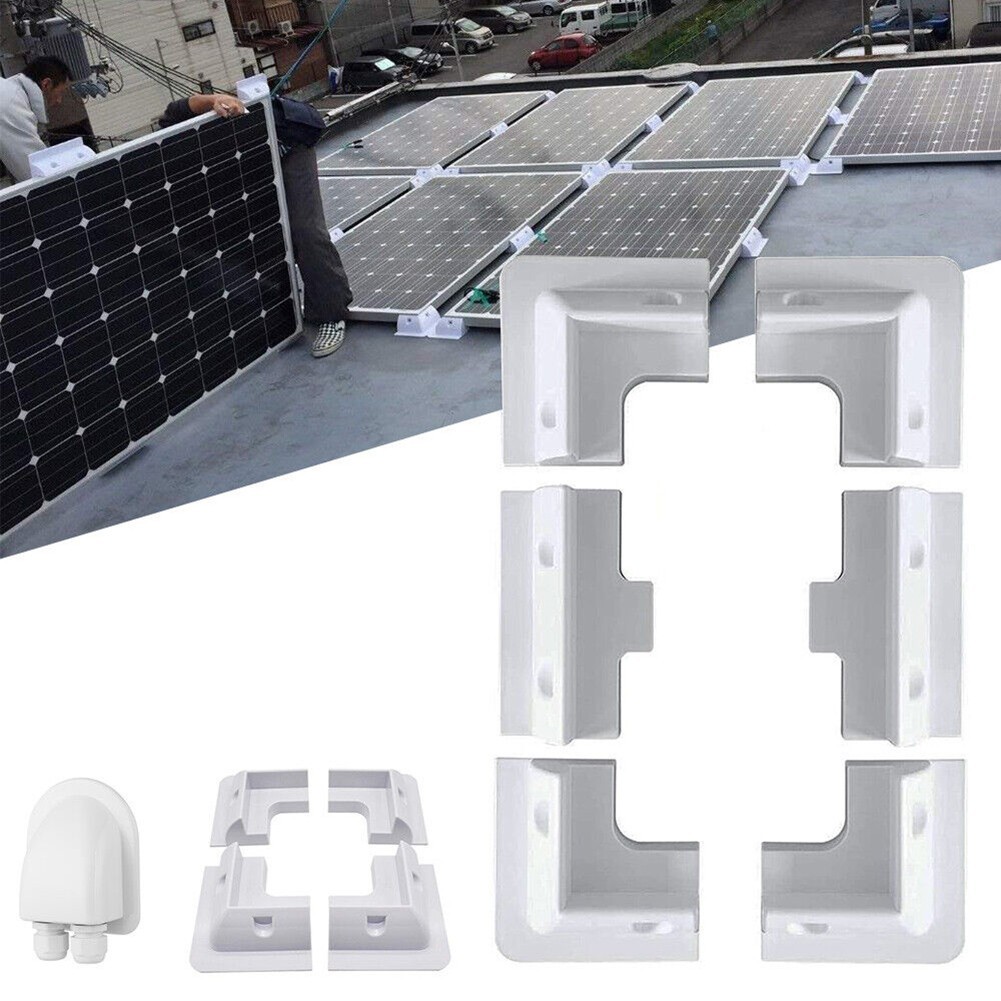 Reliable ABS Mounting Brackets for Solar Panels on RV and Camper Van Roofs