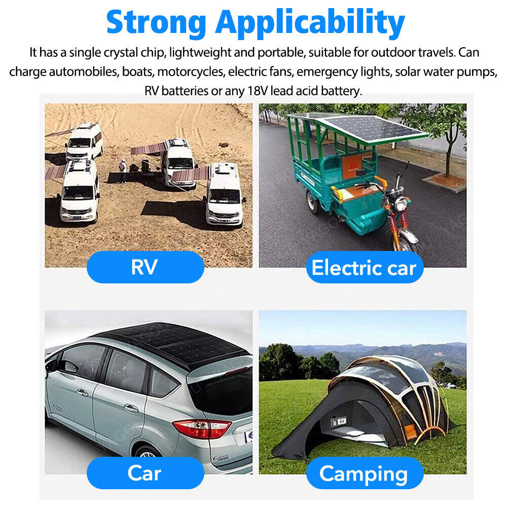 150W Mono Solar Panel for 12V-24V Solar Kit Off Grid With 30A Controller Free