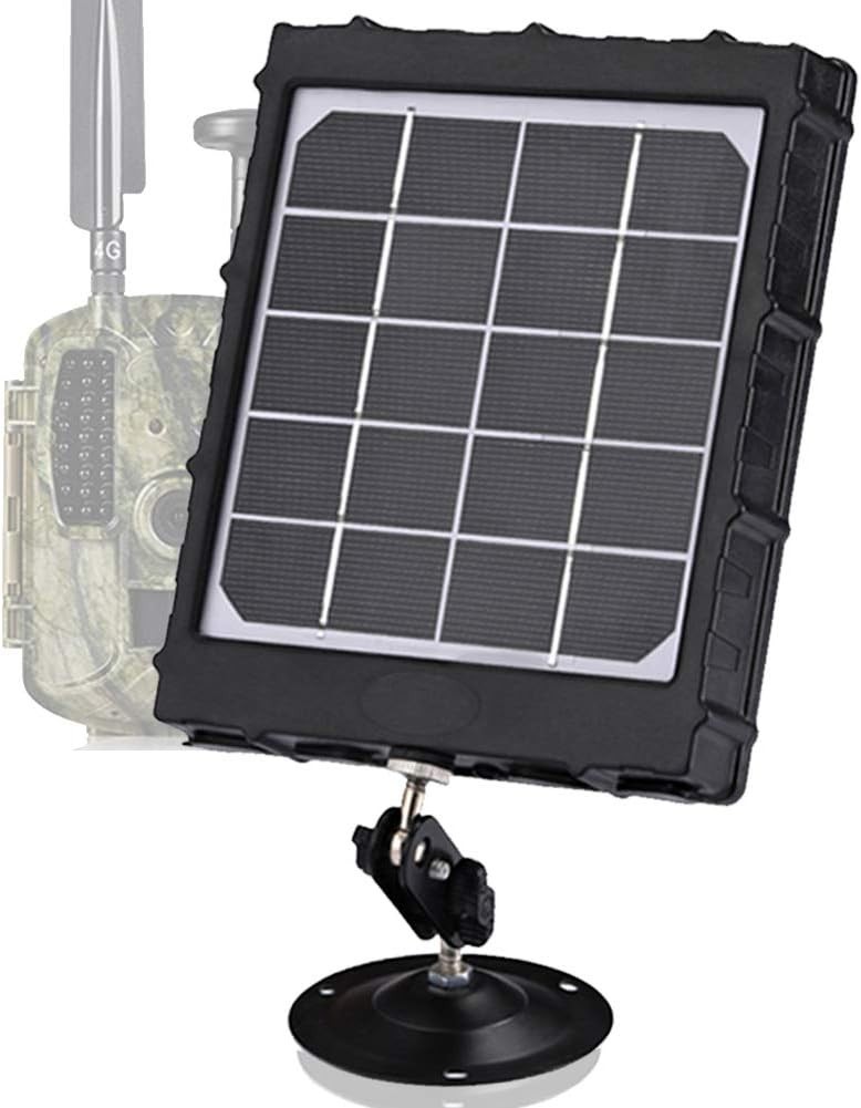 Durable 3W Solar Charger for 12V/9V/6V Trail Cameras – Lightweight & Efficient