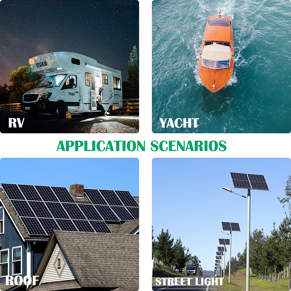 Flexible Solar Panel Kit with 20A Controller 12V Off Grid RV Boat Battery 240W