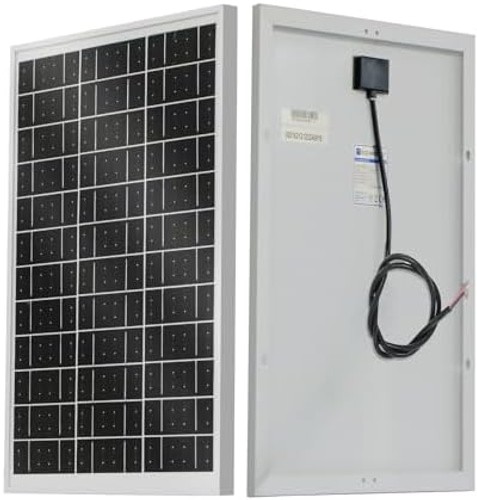 ECO-WORTHY Solar Panel 25W 18V Monocrystalline Waterproof Panel for Charging …