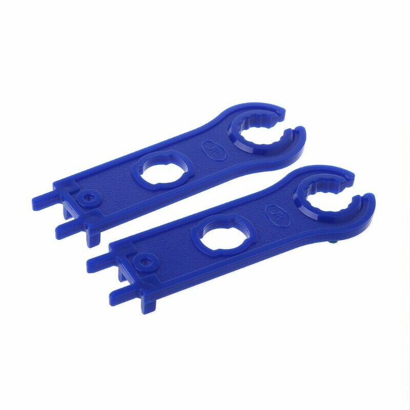 2PCS MC-4 Solar Connector Tool for Spanner Wrench PV Panel Wire Connect Blue
