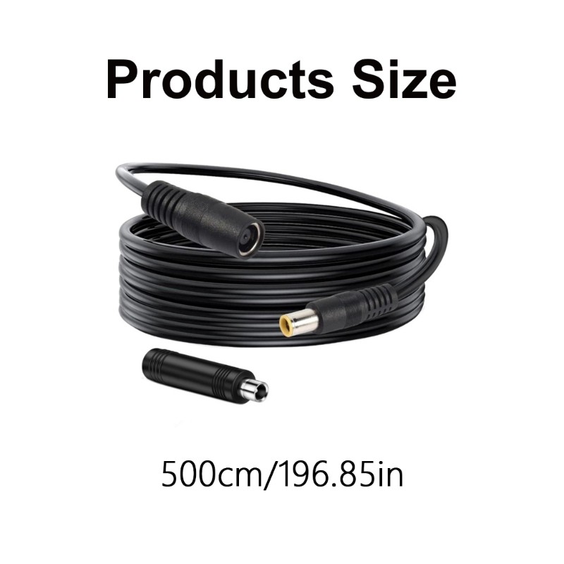 14AWG DC7909 Solar Generator Extension Cord Female to Male Cable for Outdoor