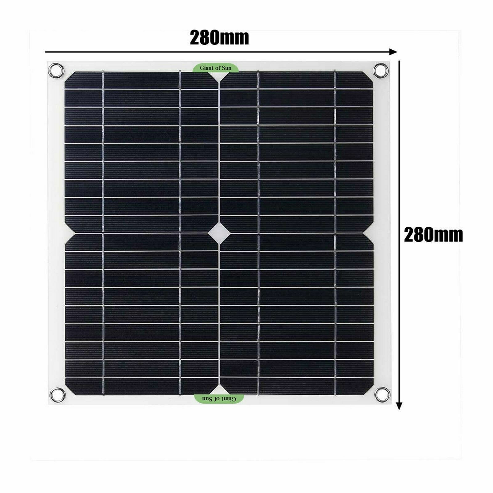 200 Watts Solar Panel Kits 100A 12V Battery Charger With Controller Caravan Boat