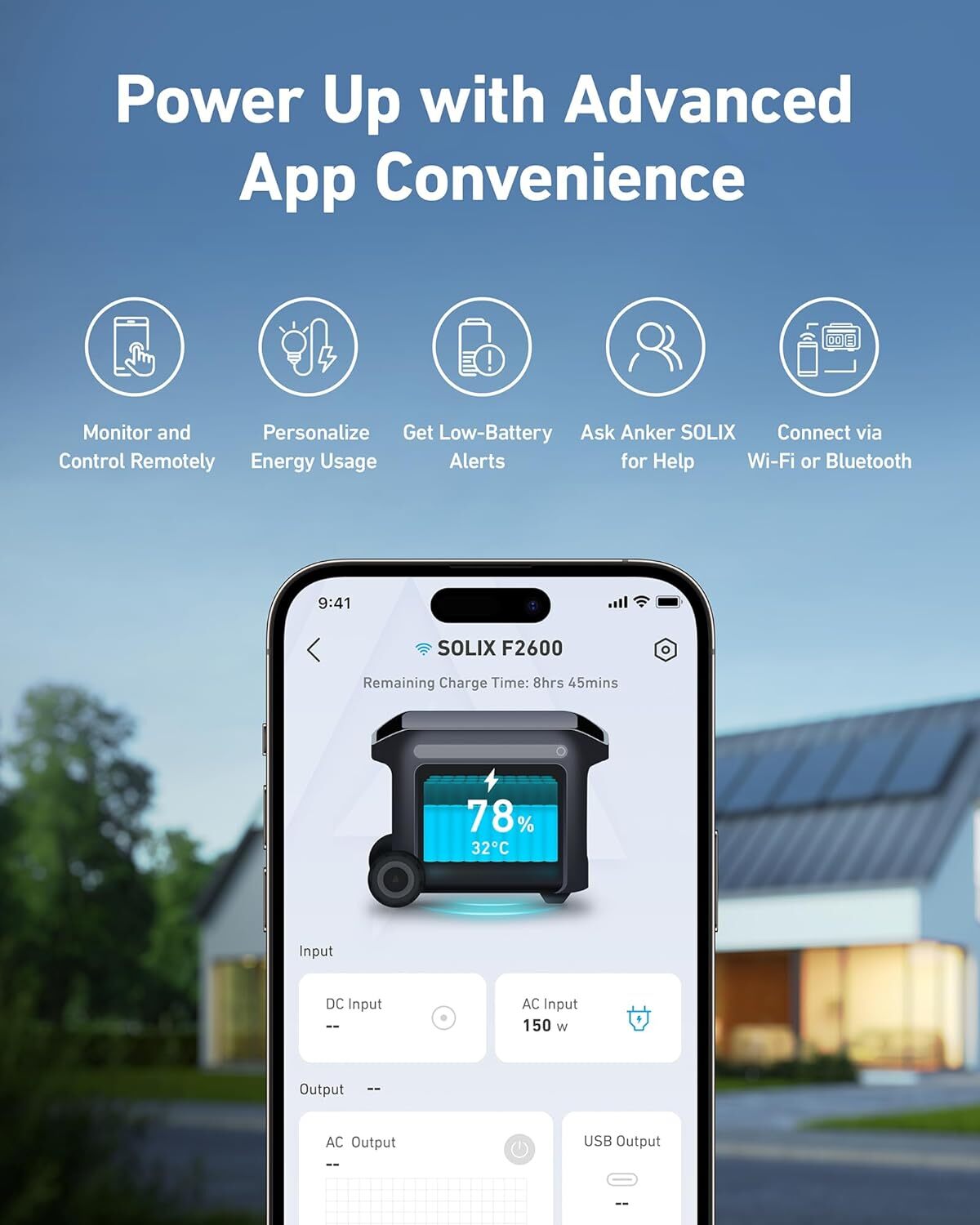 Anker SOLIX F2600 Portable Power Station 2560Wh 2400W Solar Generator |Refurbish