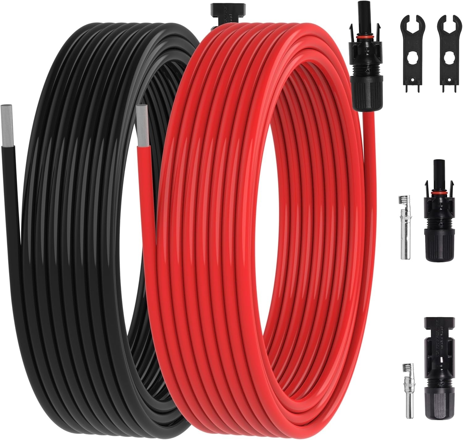 40Feet 10AWG Solar Panel Extension Cable for RV Boat Hom (10 AWG-40Ft)