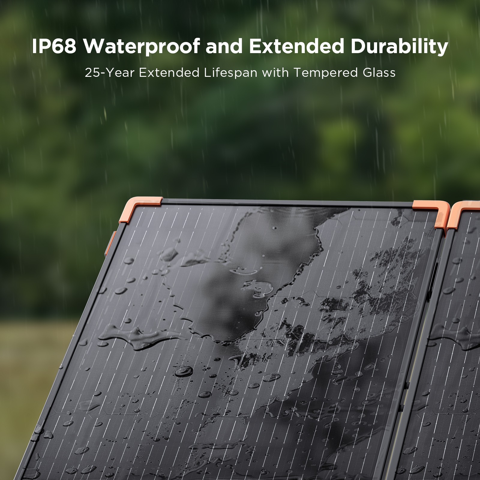 ZOUPW 100W Portable Solar Panel Kit with 20A PWM Controller for Power Station