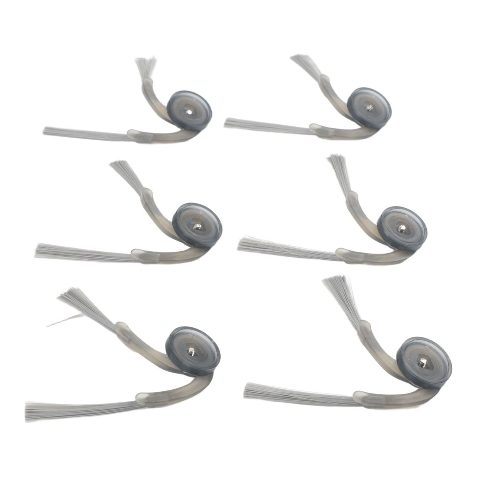6 Replacement Side Brush Set for Roborock QV35A/QV35S/Qrevo L Grey 92mm