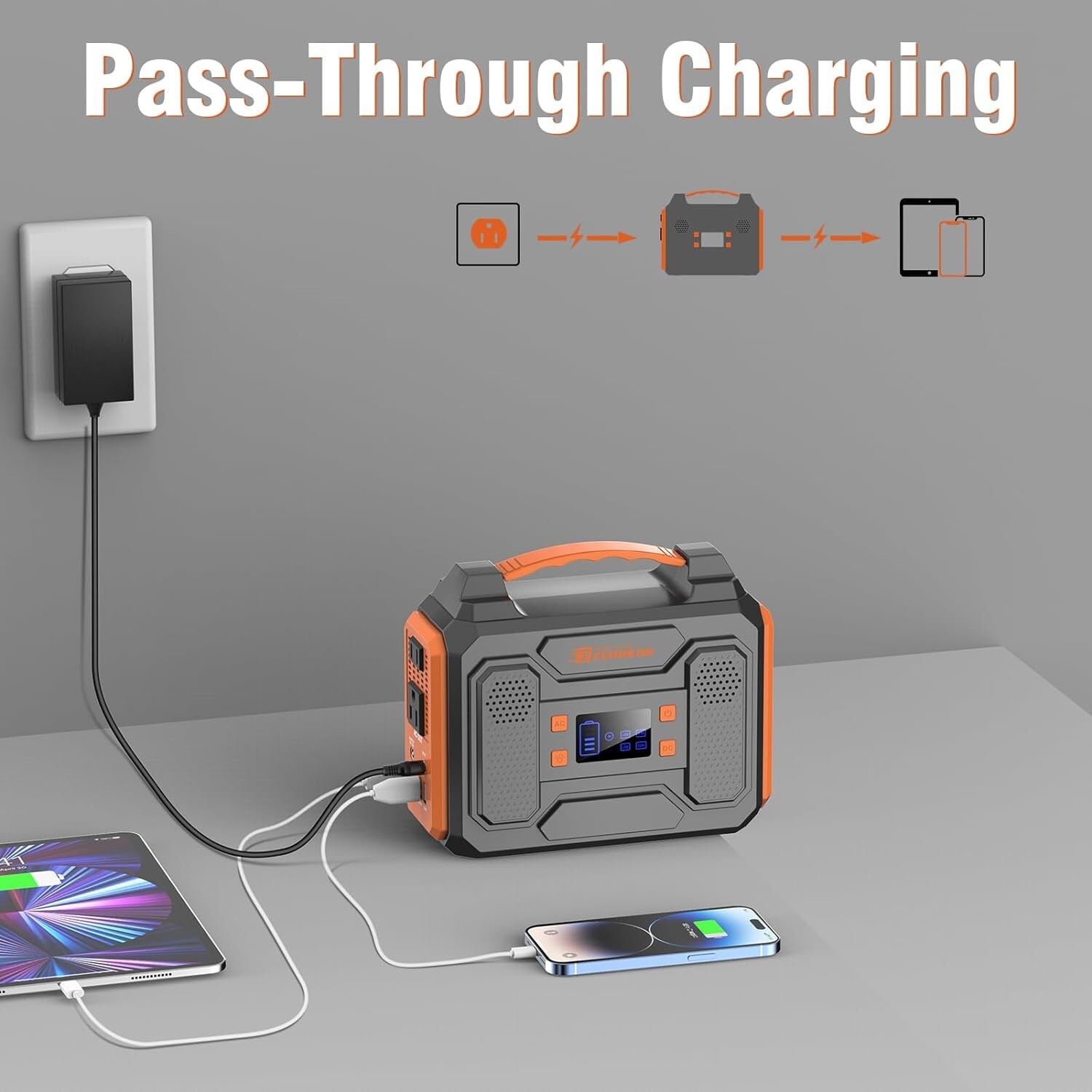 Open Box Portable Power Station 300W Solar Generator 280Wh