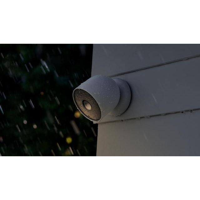 Google Nest Cam (battery) with Solar Panel Bundle (White, 2 Pack)