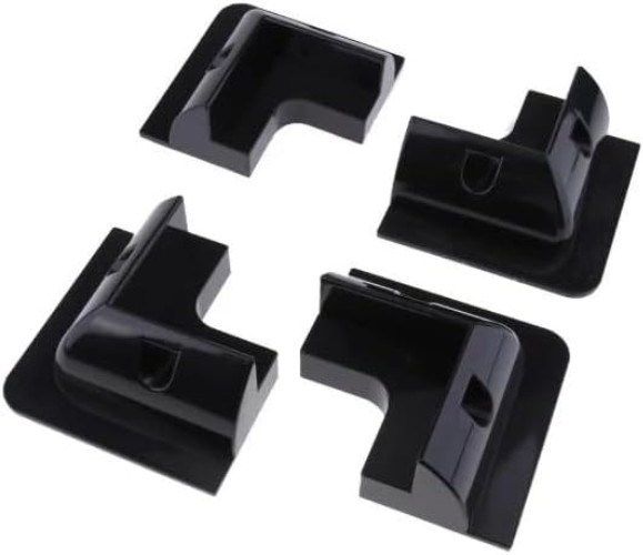 ABS Drill Free Solar Panel Mount 4 Piece Black Great for RV’s, Vans, Trailers…