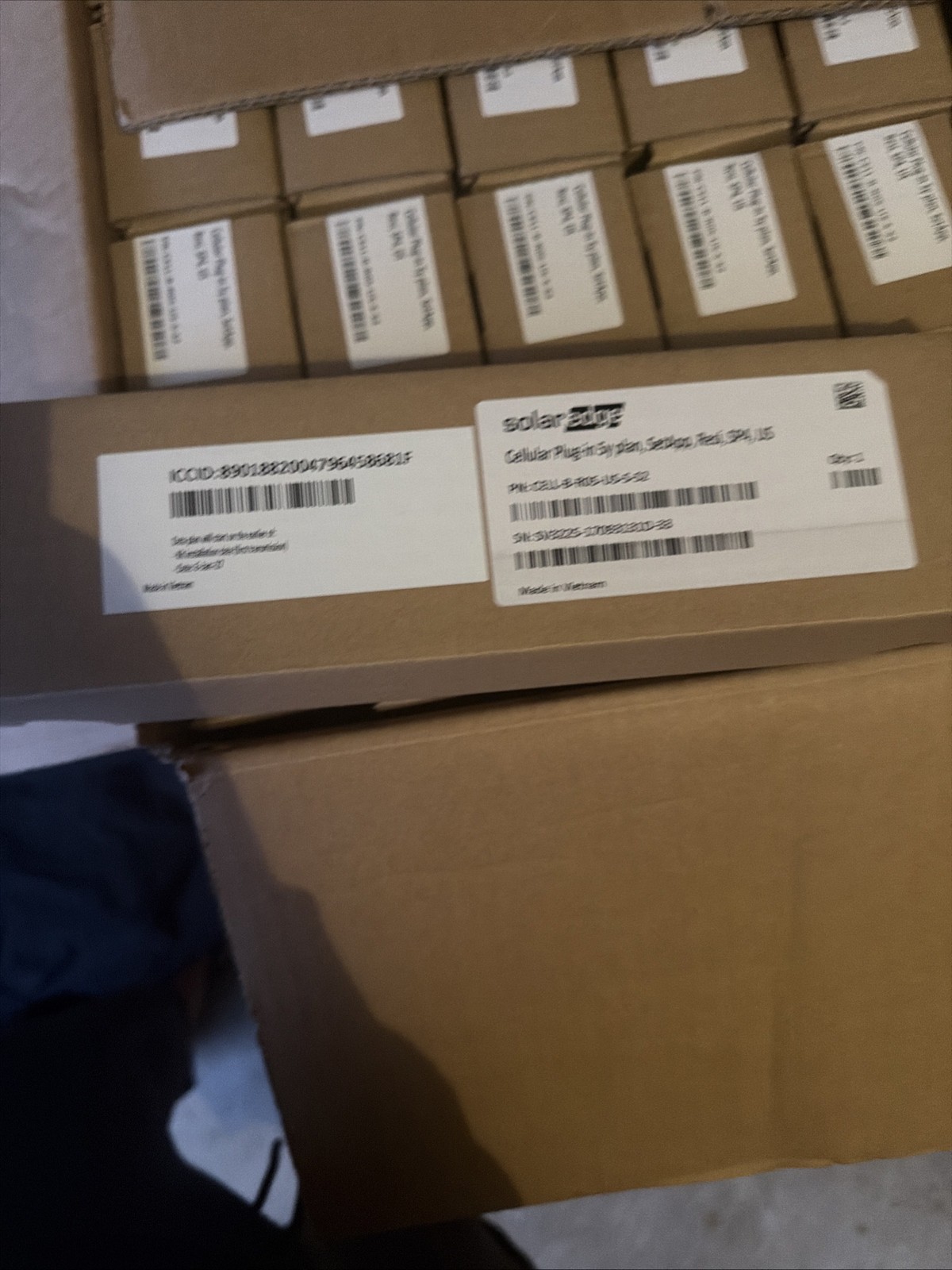 Lot Of 10 NEW Solar Edge CELL-B-R05-US-S-S2 Cell Plug-in Kit w/Sim Card & Antena