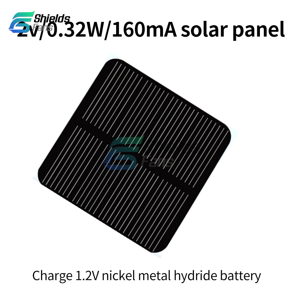 2V 0.32W 160mA Solar Panel Power Generation Panel For 1.2V Photovoltaic Panel