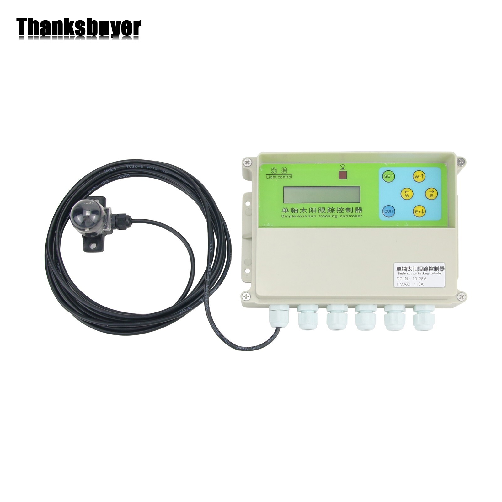 XMYC-1 Single Axis Solar Tracker Controller 12-24V Solar Panel Tracker Kit