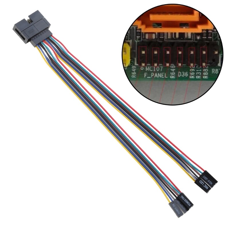 Super Micro Chassis Front Panel Jumper Adapter Cable for Computer Repair and DIY