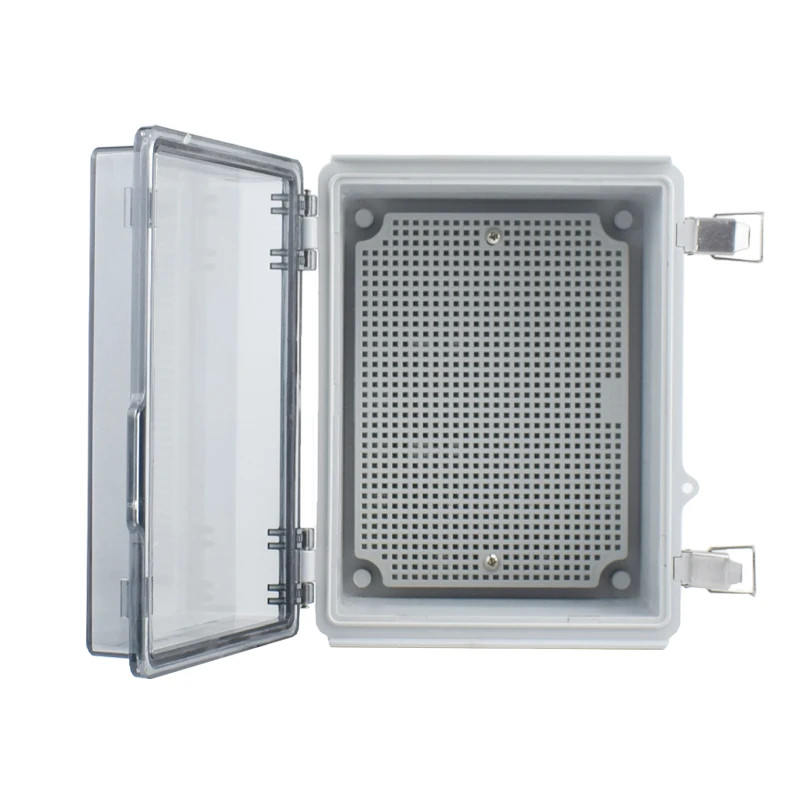 IP67 Waterproof Transparent Cover Enclosure Juction Box ABS Plastic Outdoor powe