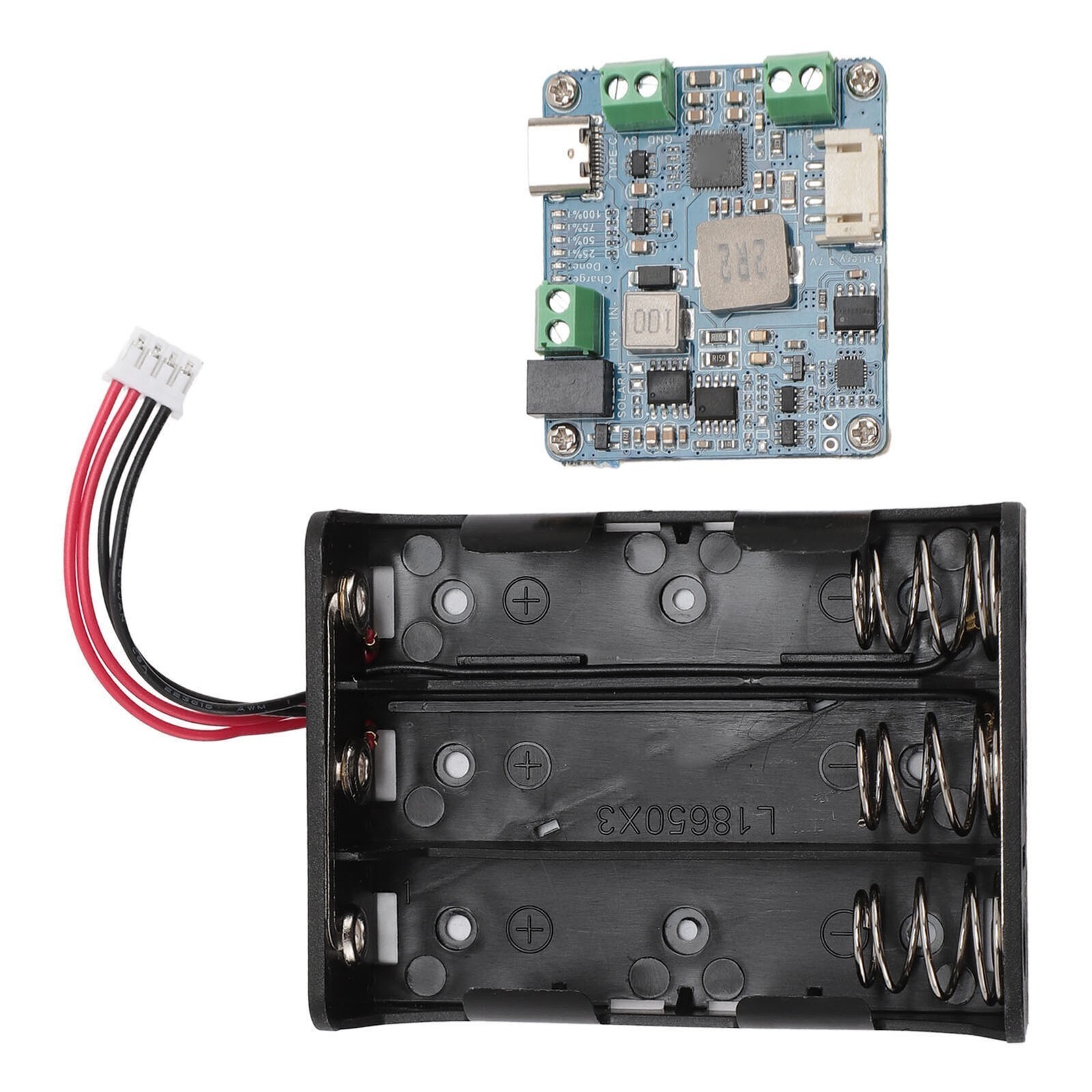 6V‑24V Solar Power Manager PCB MPPT 5V 3A Output Type C Charging Power Managemen