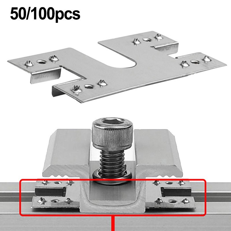50PCS Stainless Steel Washers for Solar Panel Grounding Enhance System Safety