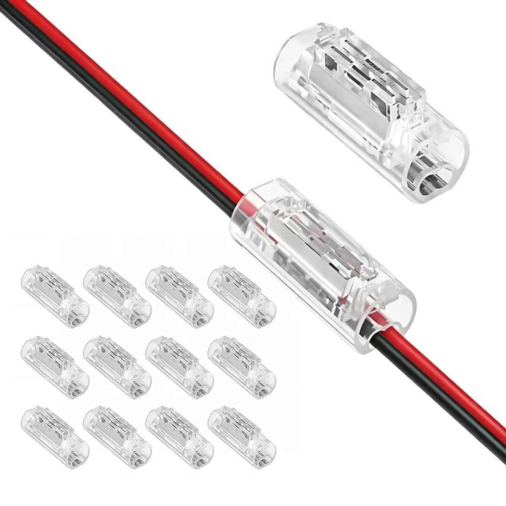 For Home Electrical Wire Connector Transparent Clip No Stripping Required