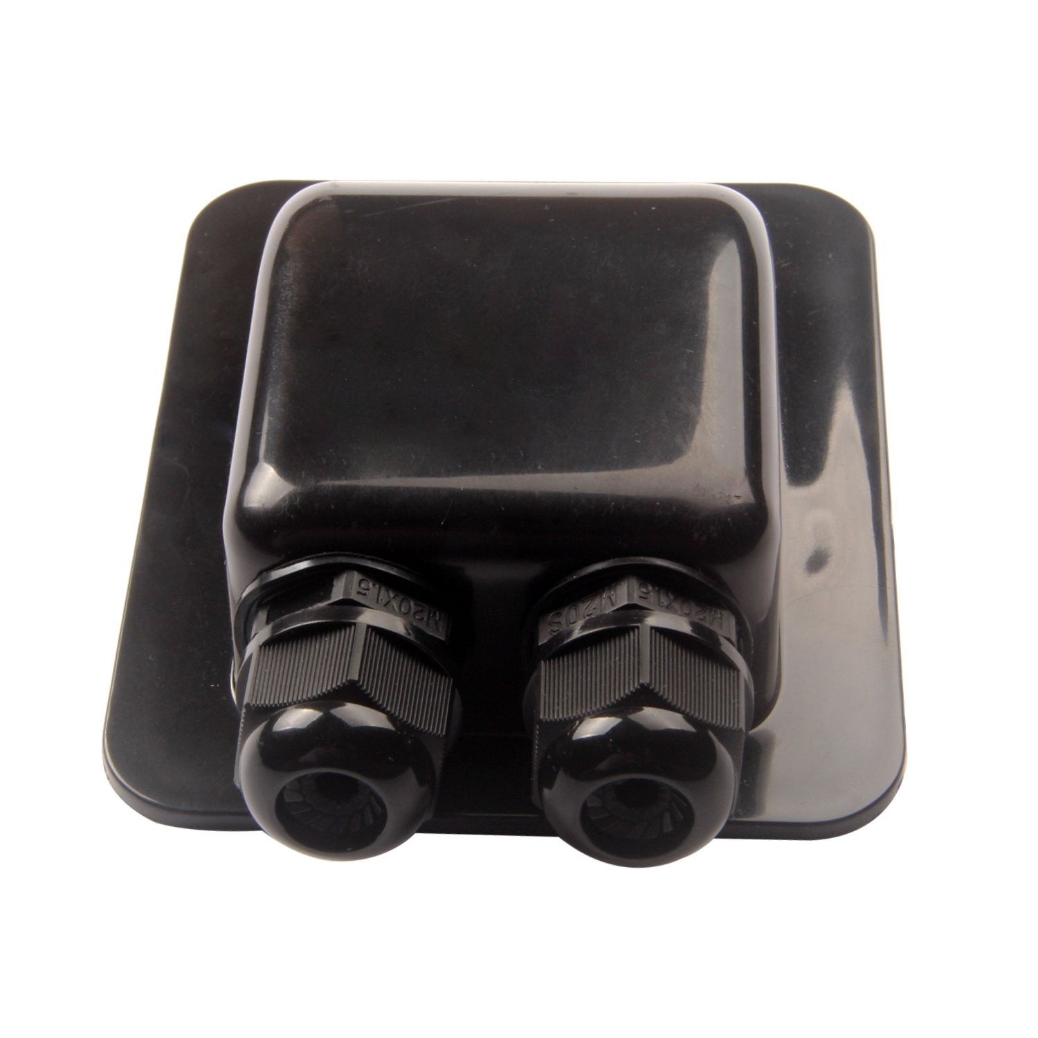 Weatherproof ABS Solar Double Cable Entry Gland,Curved Cable Connector for All C