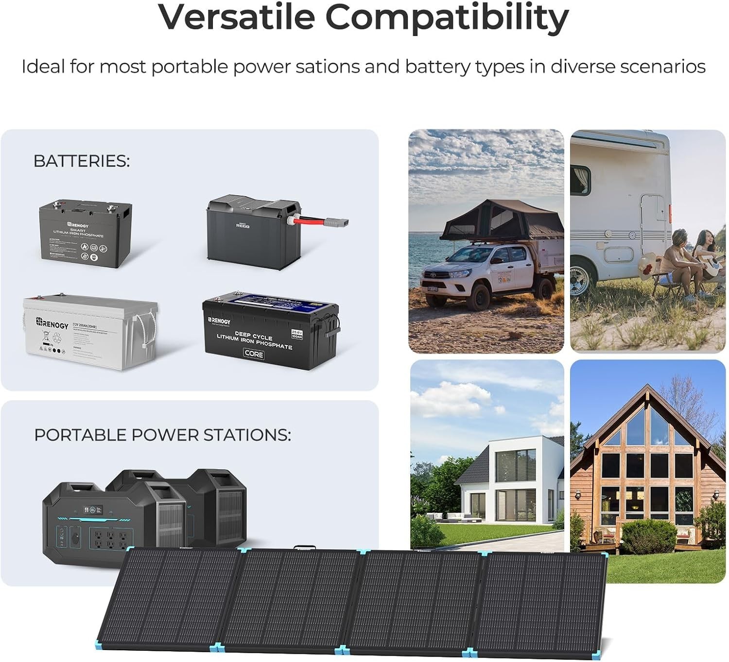 Ultra-Lightweight 300W Foldable Solar Charger – Perfect for Off-Grid Adventures