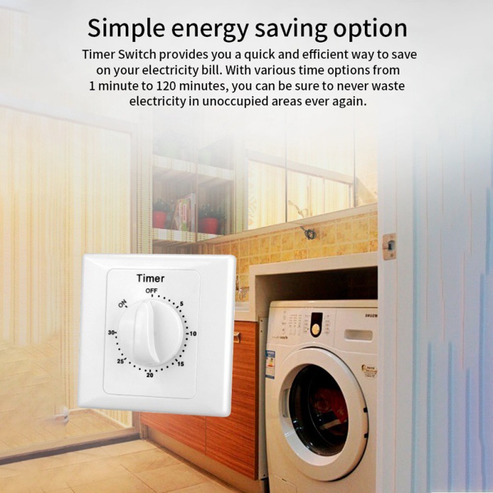 Countdown For Timer Switch with Normally Open Function AC100-240V 10A Plastic