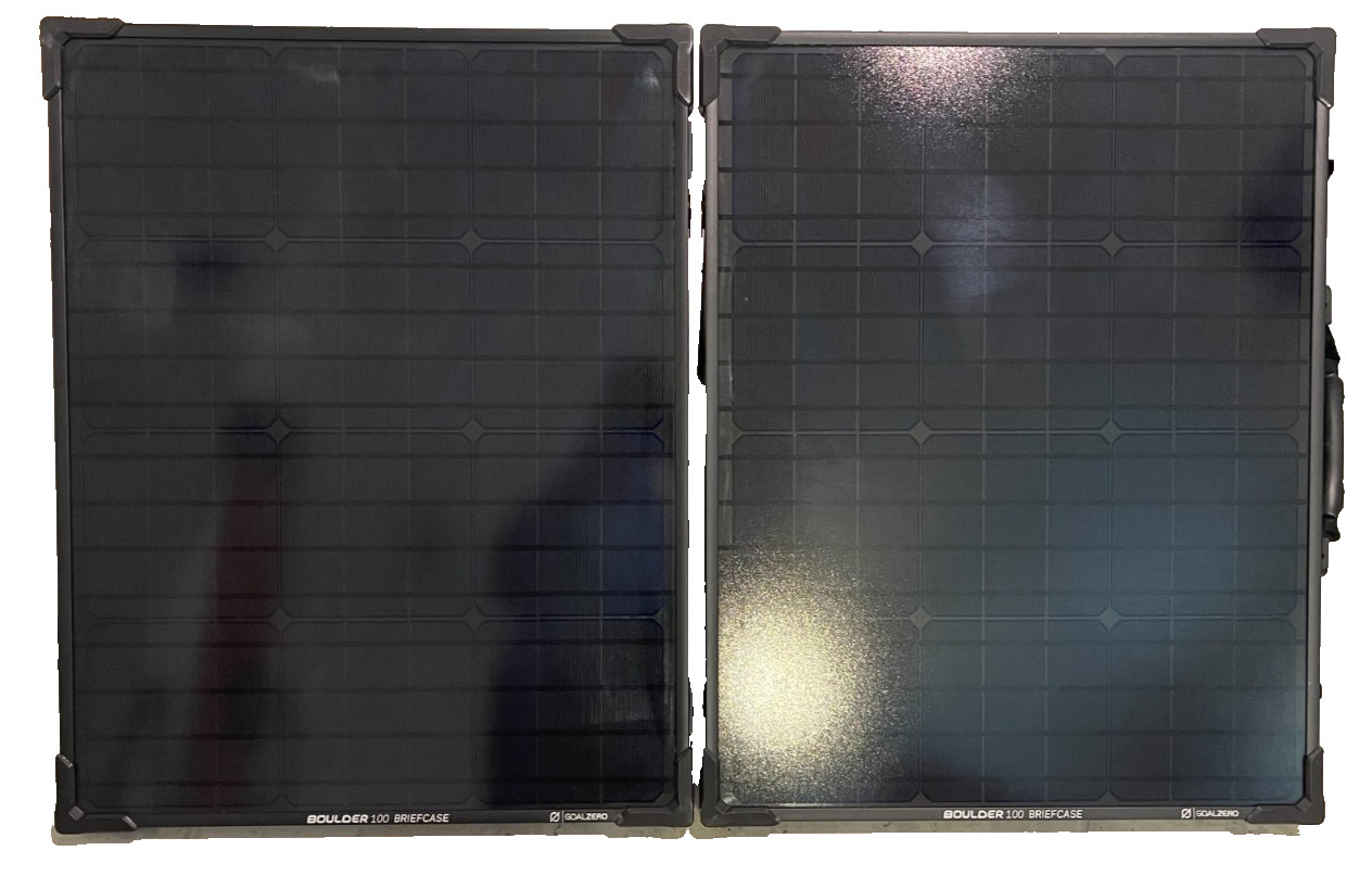 Goal Zero Boulder 100 Solar Briefcase 100W Portable Solar Panel w/ Case & Box