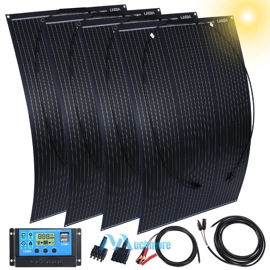 400W 20W 100W Solar Panel Kit 12V Battery Charger with Controller for RV Caravan
