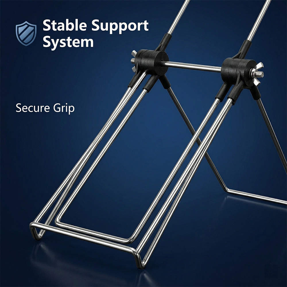 2 Pack Portable Solar Panel Tilt Mount Stand Adjustable Stainless Steel Bracket