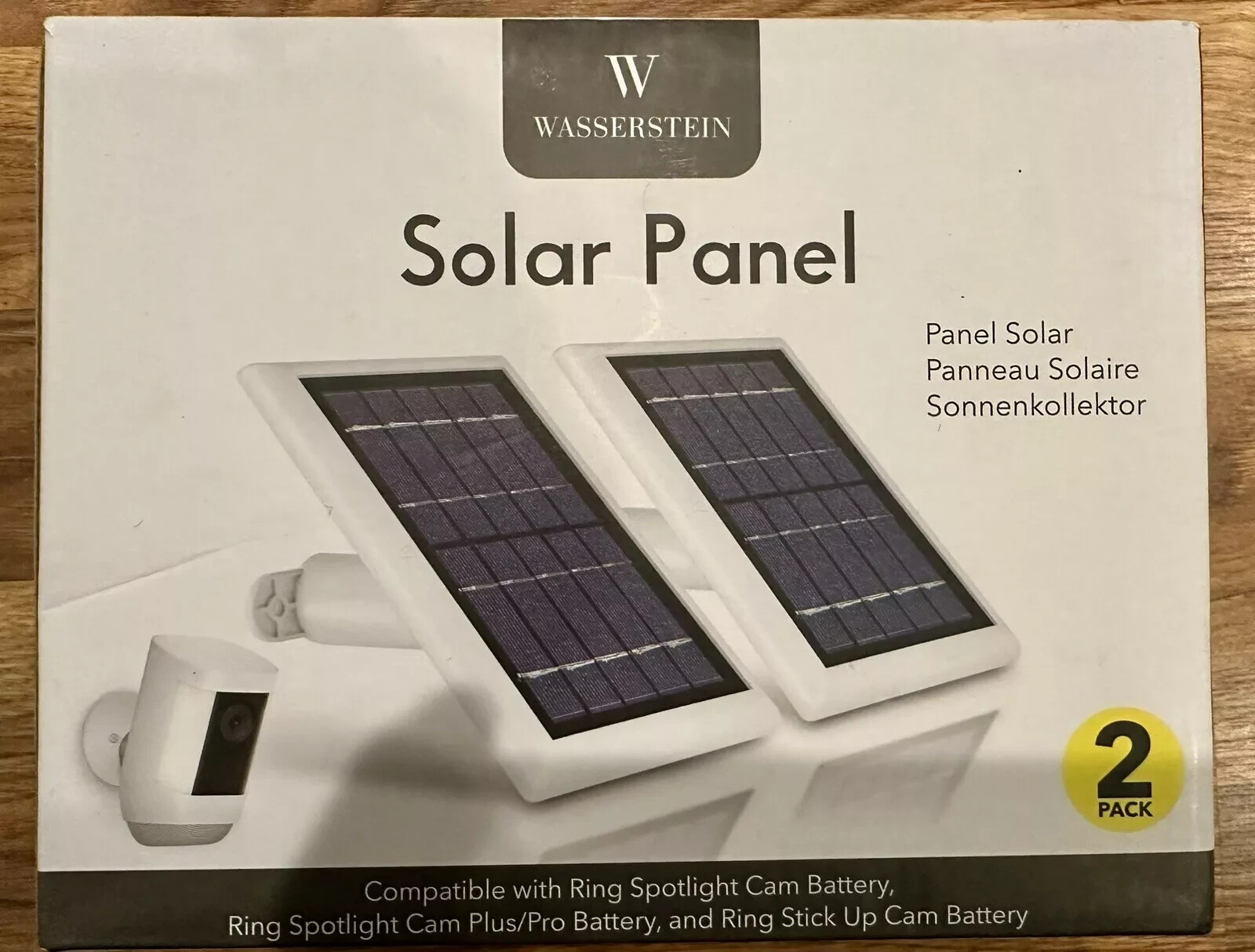 Wasserstein 2W Solar Panel for Arlo Ultra – 2 Pack