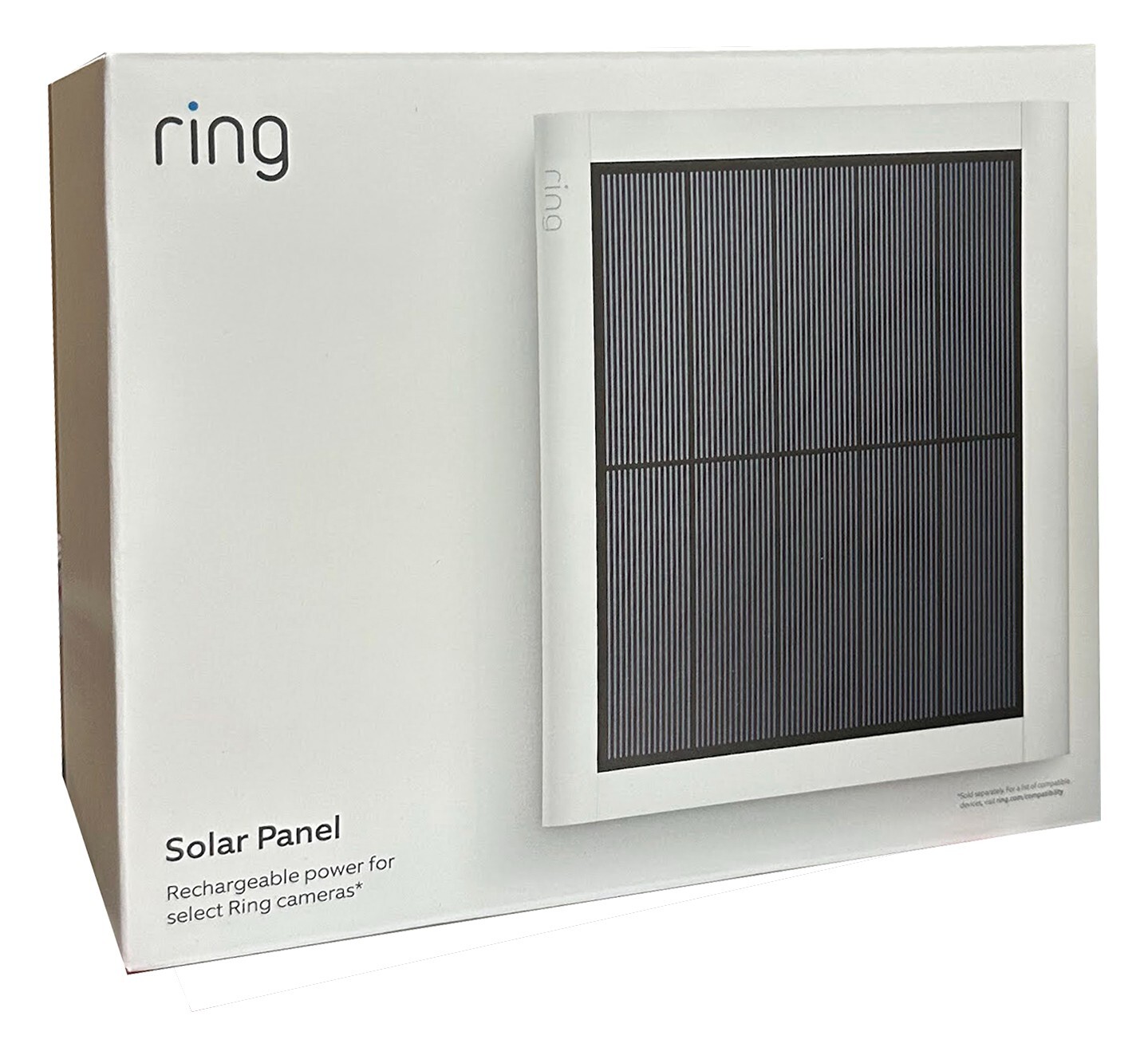 Ring 4W 2nd Generation Solar Panel for Select Ring Security Cameras – White