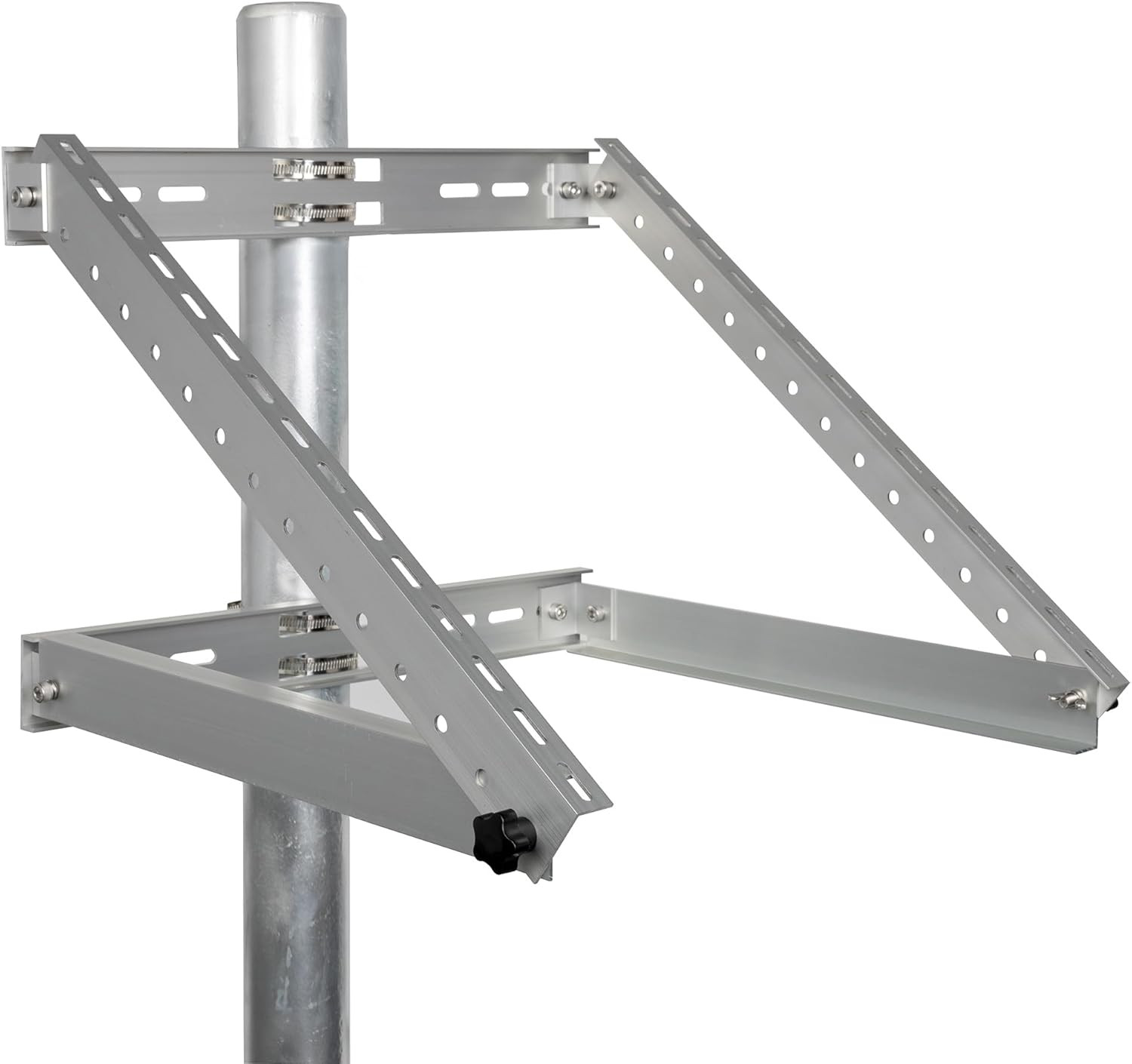 Solar Panel Mounting Bracket Pole Mounts Kit up to 30W (Pole Not Included)