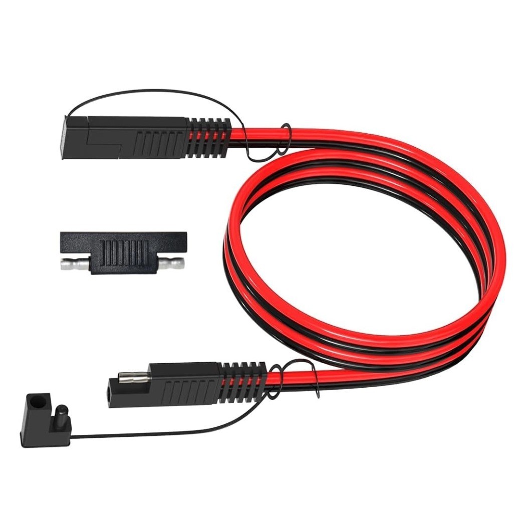 SAE Extension Cable 3FT 12AWG Wire Harness for Automotive RV Battery and Solar