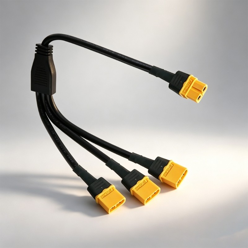 Yellow End XT60H Splitter Cable 35Cm for Solar Unit Cable Grouping