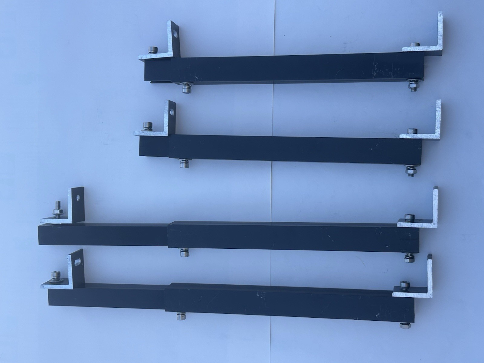 Adjustable Solar Panel Mount Brackets,with Tilt Legs on Flat Surface for RV,Roof