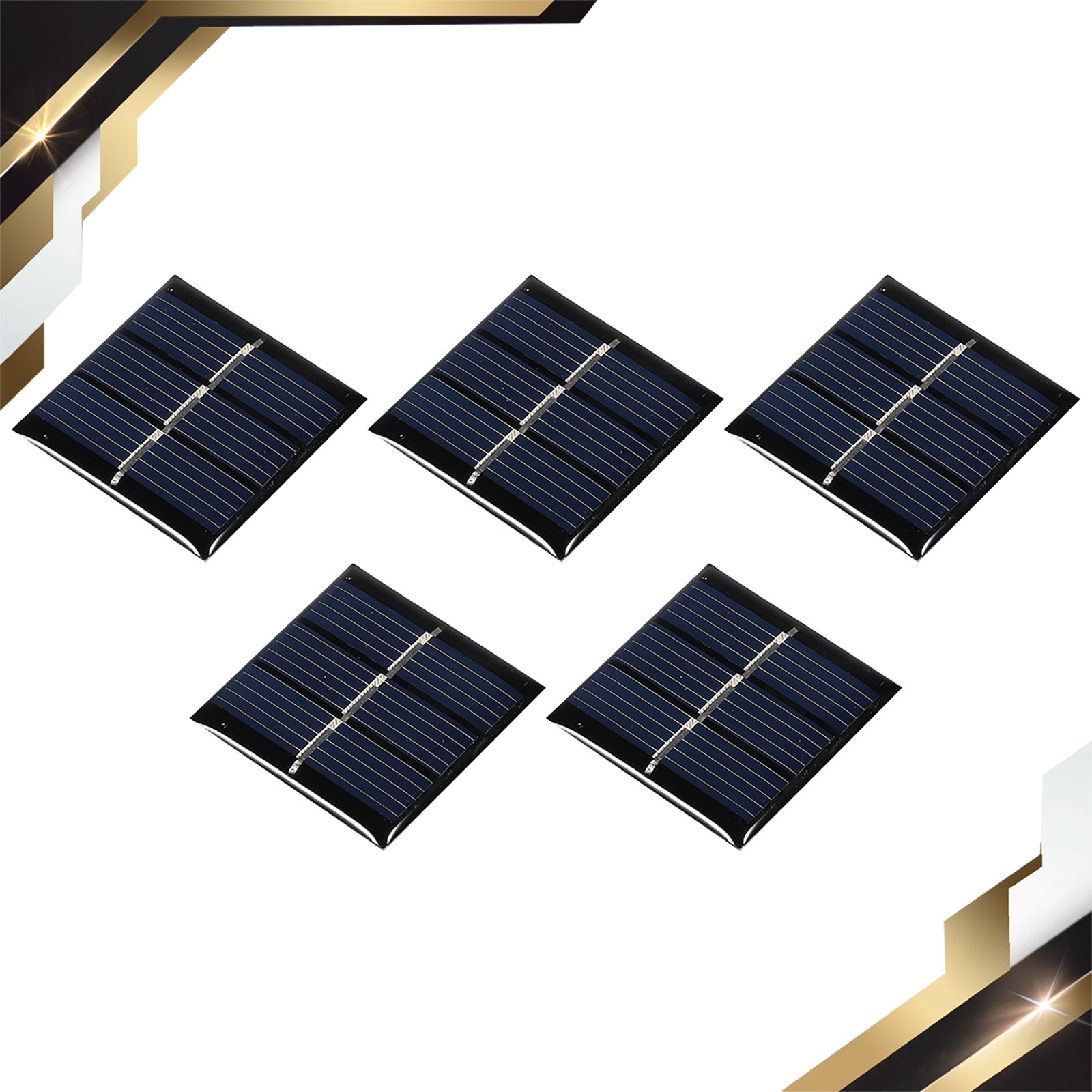10Pack Mini Solar Panel Cell 1.5V 60mA 0.09W 30mm x 30mm